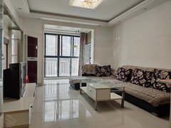 阜宁阜宁开发区金沙湖悦湖新城多层四楼，两室两厅一卫，精装拎包入住，有天燃气带车库出租房源真实图片