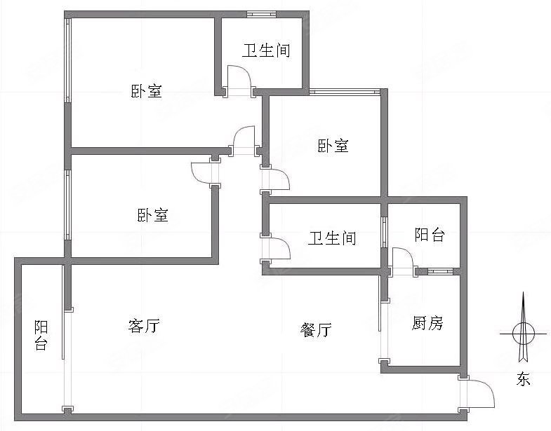 佳兆业滨江新城江城时光3室2厅2卫100㎡东北97.8万