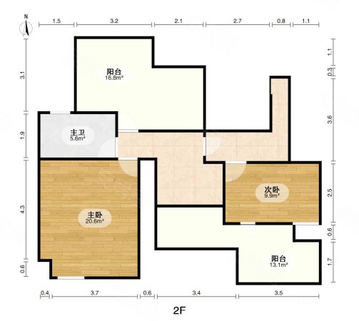 青山湖东园5室2厅2卫167.97㎡南北378万