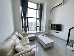 岳阳岳阳楼商业步行街loft公寓 新妇幼恒大绿洲 极简温馨 可做饭拎包入住随时看出租房源真实图片