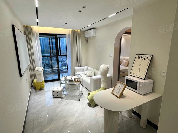 杭州上城彭埠东宁云府东宁云府 奶油风 一室两厅 6号线昙花庵路站 精