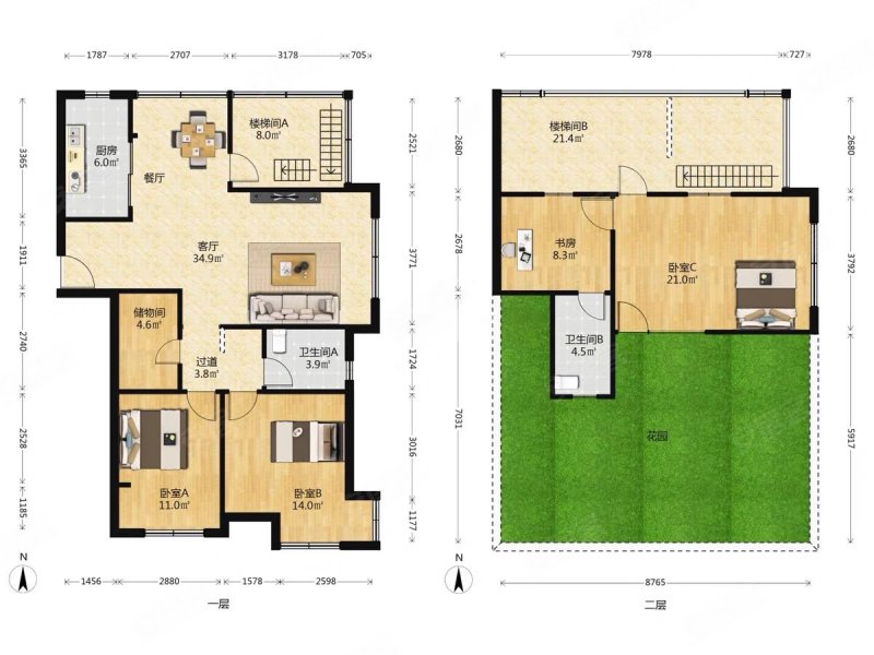 荣盛花语城|三环南路4室1厅3卫148.11平方米