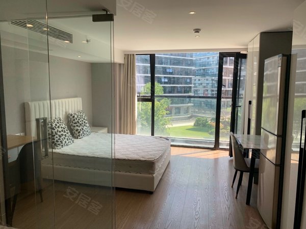 杭州西湖留下景顺铂悦城(商住楼)西溪印象城附近 铂悦城一室 阳台