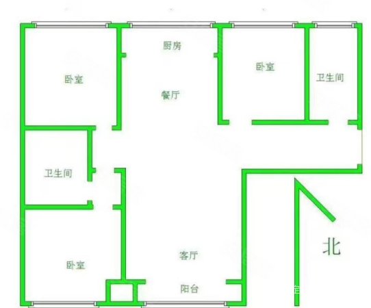 上林风景3室2厅2卫120.05㎡南北127万