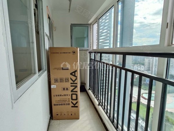 绵阳涪城临园口金和大厦市中心 人民公园电梯两室 高楼层 家电齐全!