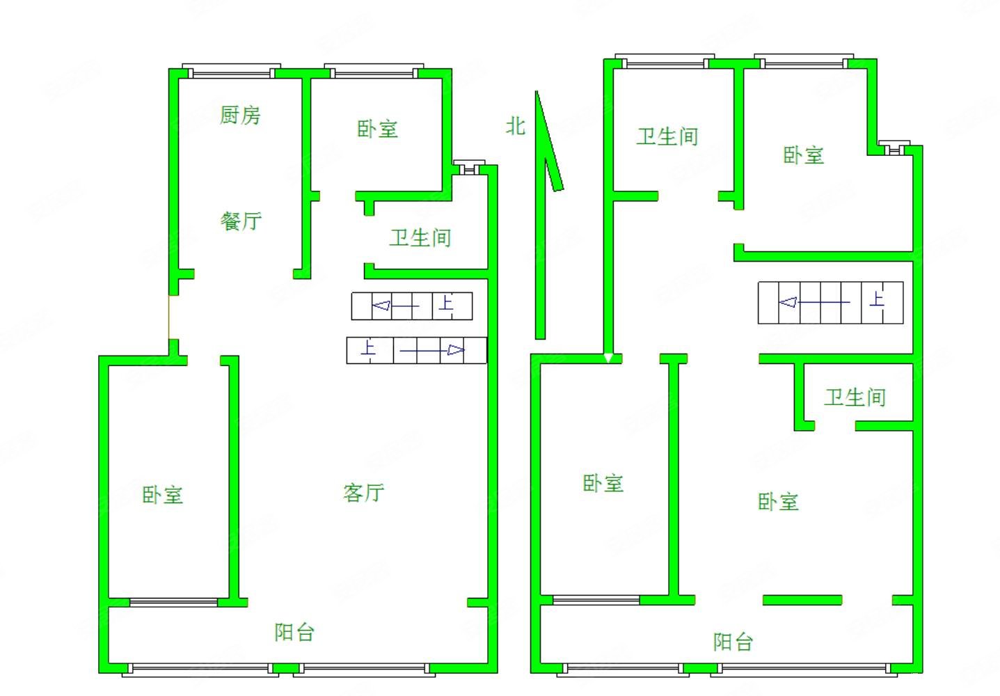钻石嘉园5室3厅3卫267㎡南北280万