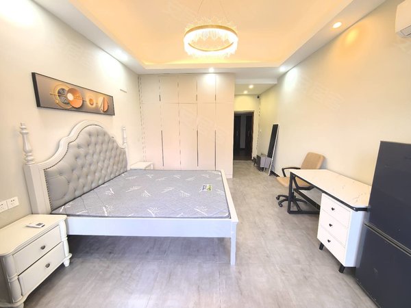 金华婺城婺城新区蓝湾国际花园民用水电！带阳台！蓝湾国际！精装公寓拎包入住出租房源真实图片