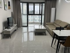 上海松江松江大学城租金好聊 实拍 西外学校旁 松云水苑 精装3房2卫 看房随时出租房源真实图片