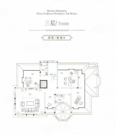 鲁信半岛美庐9室4厅9卫607㎡南北1899万