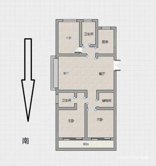 滨沁华庭3室2厅2卫139㎡南251万