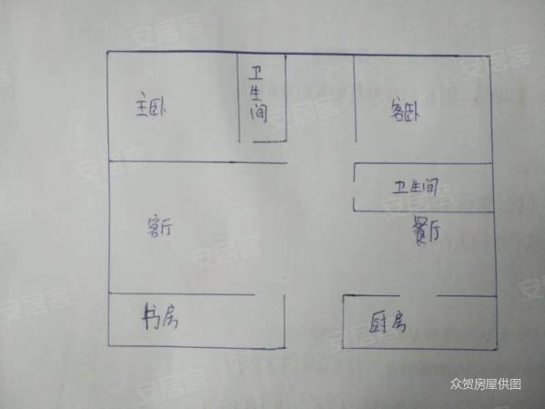 南湖小区2室2厅1卫82.81㎡南北31万