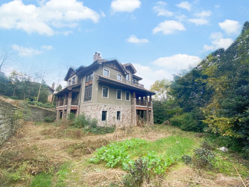 青城山高尔夫球场附近度假半山独栋端头大别墅 花园可以修游泳池