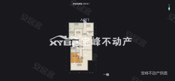 建业南湖壹号5室3厅3卫301㎡南北196万