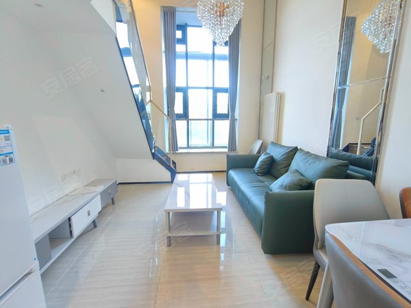 济南历城王舍人恒大城(商住楼)地铁口万虹旁 高品质精装loft公寓 家电