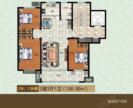 芙蓉花园小区4室2厅1卫142㎡南北78万