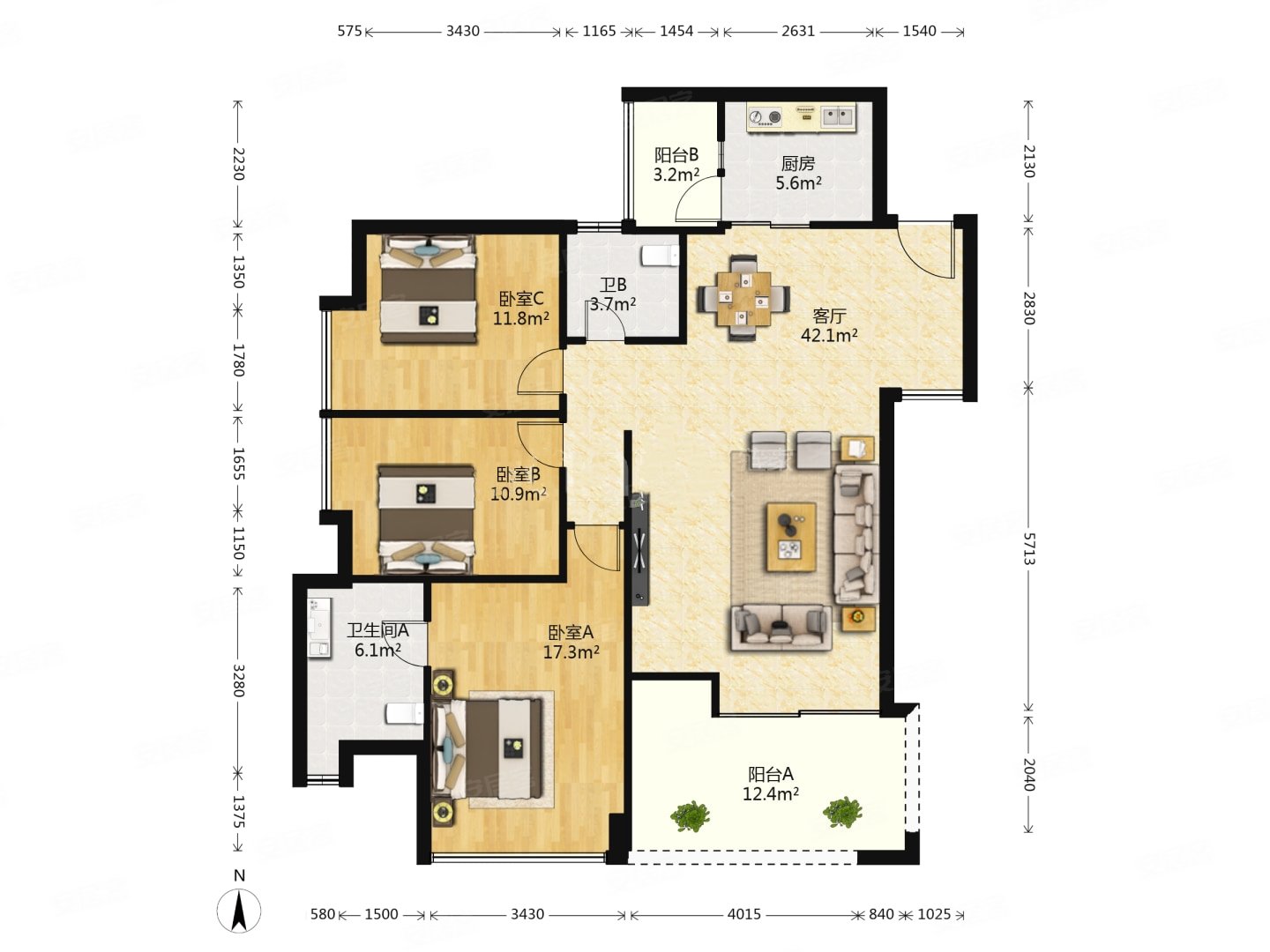 礼顿山1号高楼层视野无遮挡交通便捷板楼商品住宅