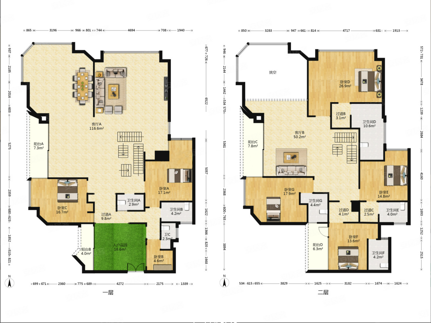 滨江东十大豪宅金海湾复式毛坯180度江景视野开阔