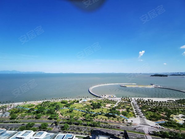 珠海高新区唐家湾格力海岸(三期)精装一线海景房,家具家电齐全拎包