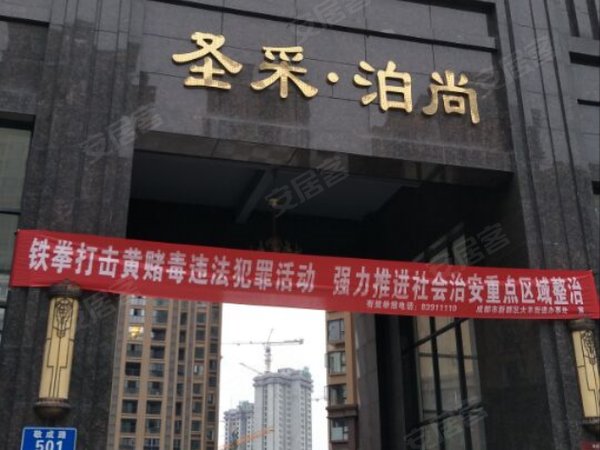 成都小区 新都小区 大丰小区 圣采泊尚 实景图 1/ 9  