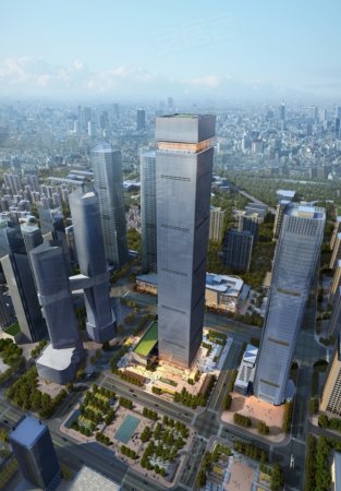 高新区 国际金融港核心地段 350米超高层 商务办公写字楼