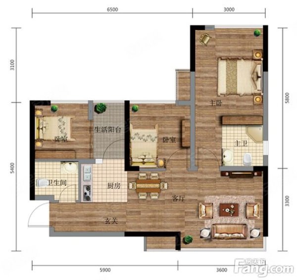 江东新区户型图,合肥江东新区户型图大全,江东新区房型图-合肥安居客