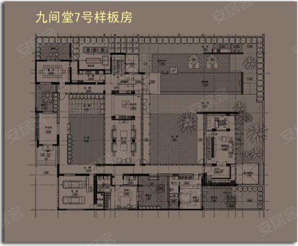 九间堂别墅户型图,上海九间堂别墅户型图大全,九间堂别墅房型图-上海