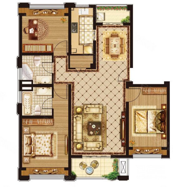 台湾小镇户型图,阳泉台湾小镇户型图大全,台湾小镇房型图-阳泉安居客