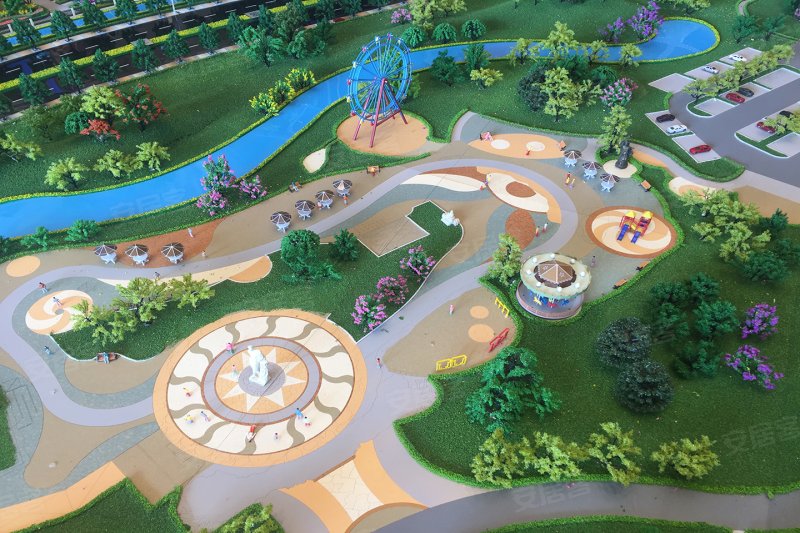 湖语公园沙盘图