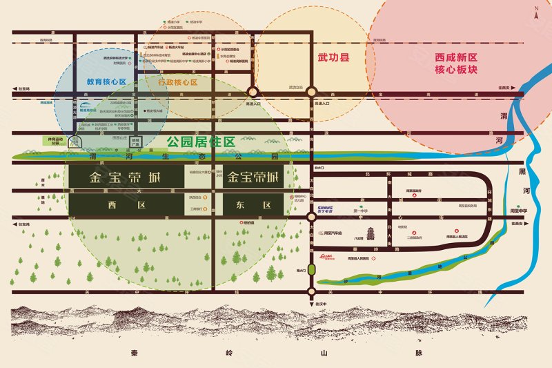 西安金宝荣城-交通图(41) - 西安安居客