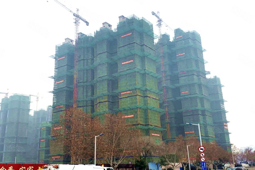 请勿转载工程进度实拍02/15安居客版权所有,请勿转载淮南恒大御府位于