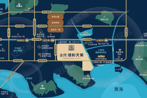 金湾新品88平 三期全面封顶可用公积金 –大连 热点区域 – 安居客