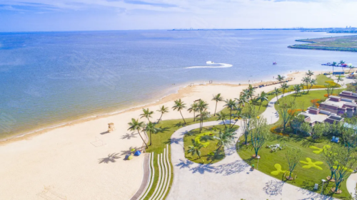 7万㎡超高颜值沙滩公园(实景图)生态宜居碧海银滩(实