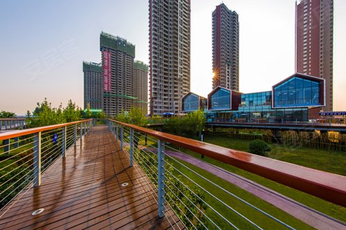 奥体旁河景住区:陆港滨海湾