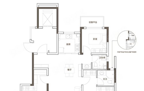 保利大国璟未来之城动态:最新加推的一梯一户的元宝户型-青岛安居客