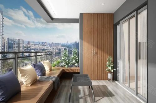 观景双联阔阳台，双面采光环幕瞰景！ –信阳 品牌开发商 – 安居客
