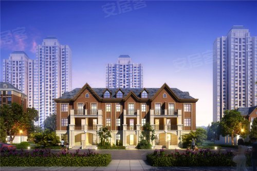 泷悦华府加推建面约167-204㎡联排别墅 –武汉 品牌开发商 – 安居客