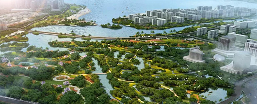 马銮湾新城新月公园开始招标 总投1.87亿!2020年建成