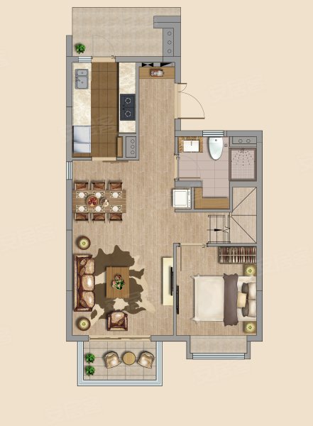 万科启宸户型图