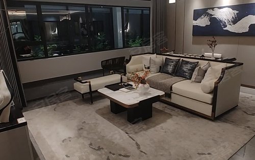 创维·文悦府动态:143户型样板房客厅，餐厅，阳台实拍-南京安居客