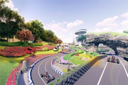 中国南山重庆汽车公园,东北面是西永版块,西北面是大学城版块,东面是