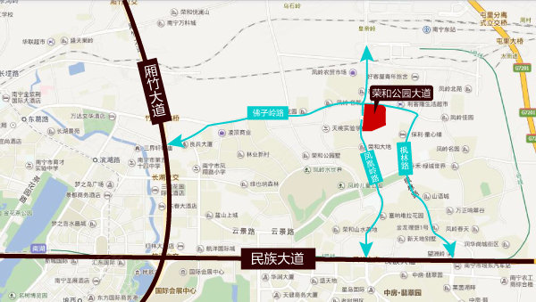 济宁安居大道路线图图片