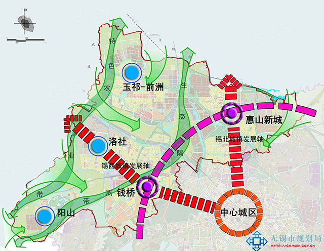 惠山区运河风光带规划图片