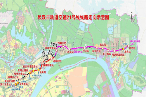 此外,阳逻区域还规划有地铁 22 号线,从黄陂甘棠到双柳,贯穿阳逻南北