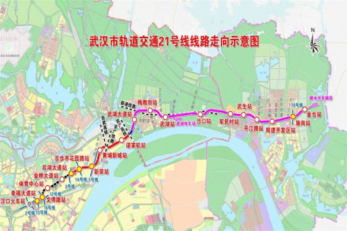 武汉轻轨22号线图片