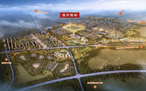 淮海绿地21城 充满"爱"的座城 整体规划约6100亩,首期开发约838亩 以