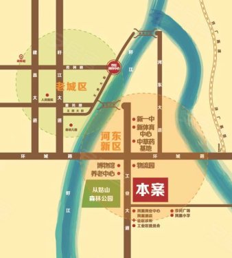 南城县 南城城区 景泰金碧天下        金碧天下位于南城河东新区新