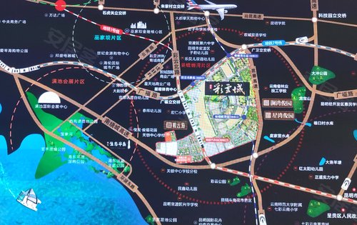 俊发新螺蛳湾-澜湾俊园二期星湾动态:彩云城区位图-昆明安居客
