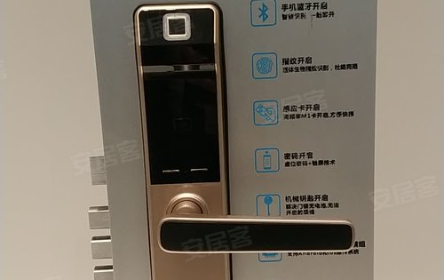 万科金域华府零匙智能锁五种开锁方式标配