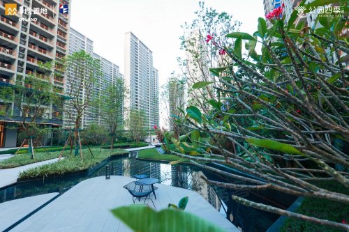 华润仁恒公园四季全新二期实景示范区 唯美盛放