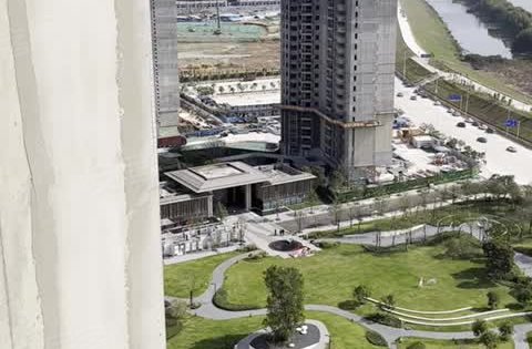 华润置地惠州曦江润府动态:7栋96平米实体楼景观-惠州安居客